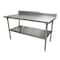 Bk Resources Work Table Stainless Steel With Undershelf, 5" Backsplash 60"Wx24"D VTTR5-6024 - alternate 7